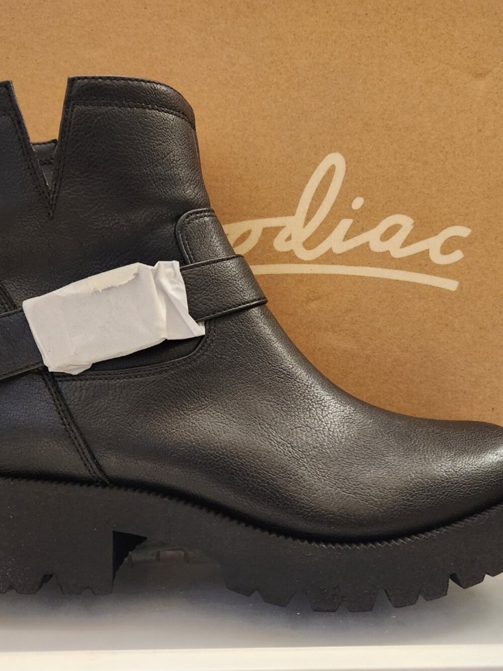 Zodiac "Miller-2" Black Moto Boots. NIB. Size 9